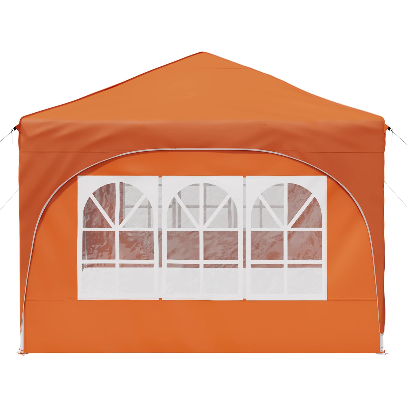 Pop-up Partyzelt 575 x 288 x 245 cm Creme Oxford-Stoff