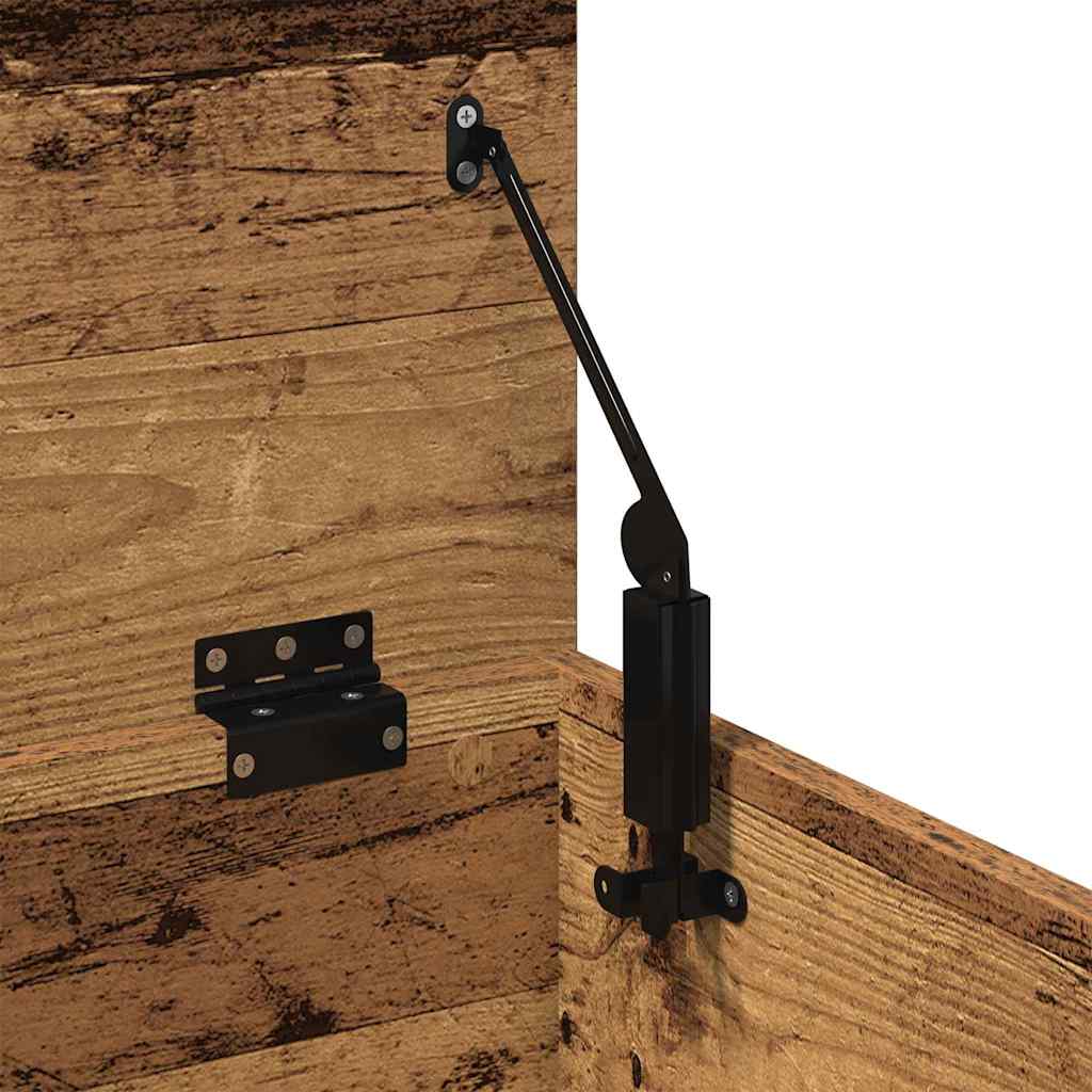 Aufbewahrungstruhe Weiß 84x42x46 cm Holzwerkstoff