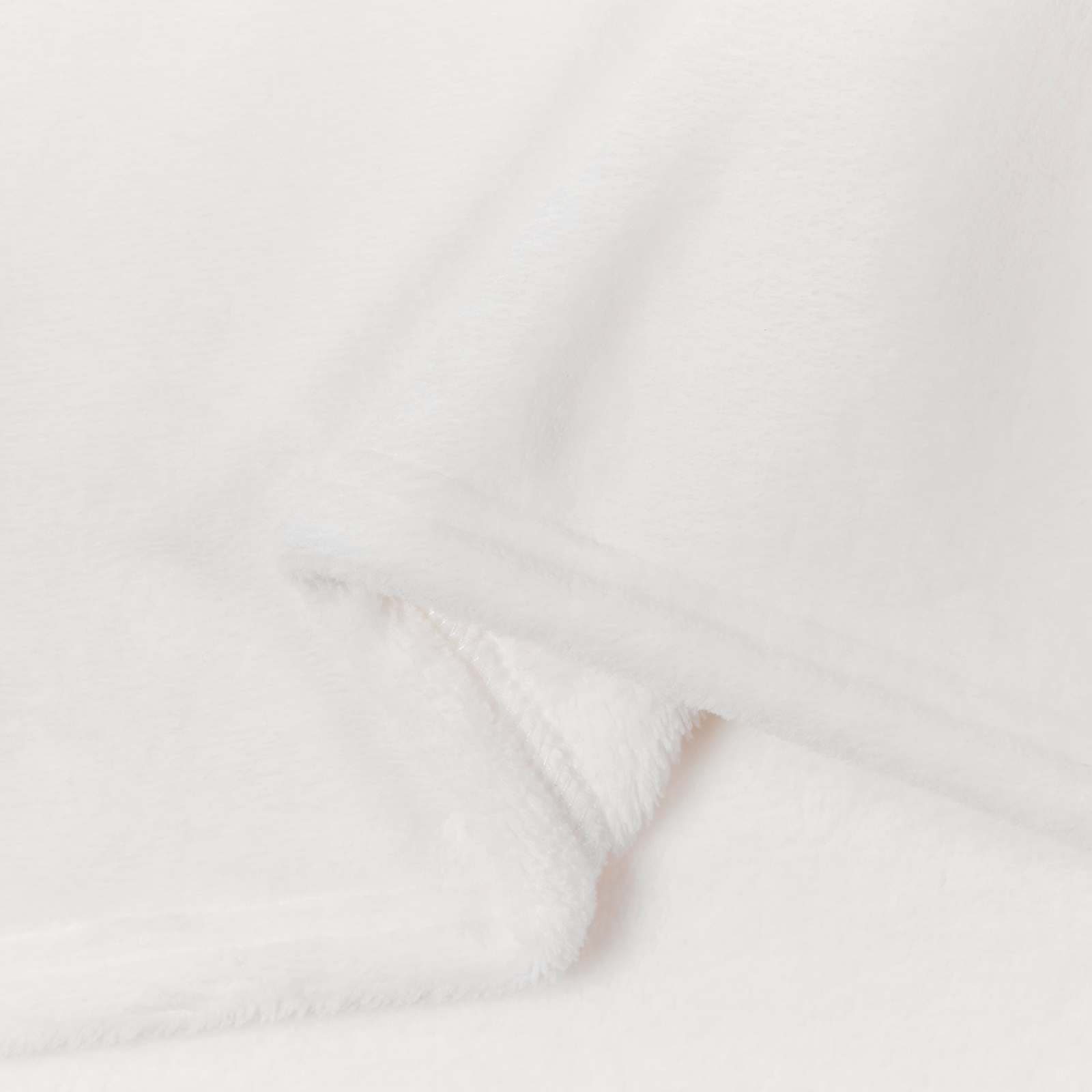Überwurfdecke Beige 130 x 150 cm Fleece