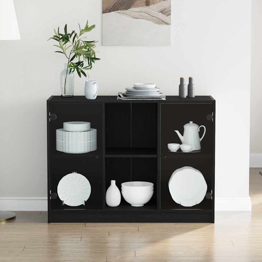 Bücherschrank mit Türen Weiß 204x37x75 cm Holzwerkstoff