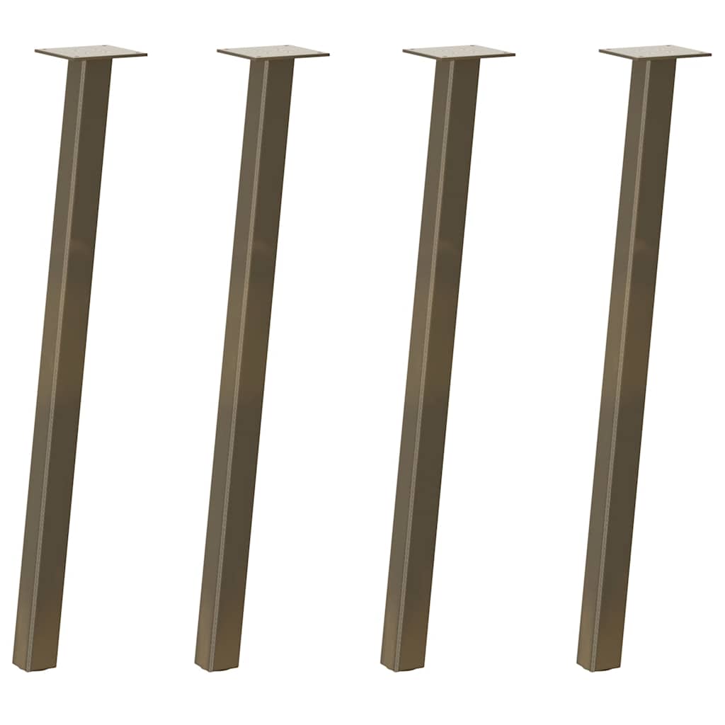 Couchtischbeine 4 Stk. Schwarz 30 cm Stahl