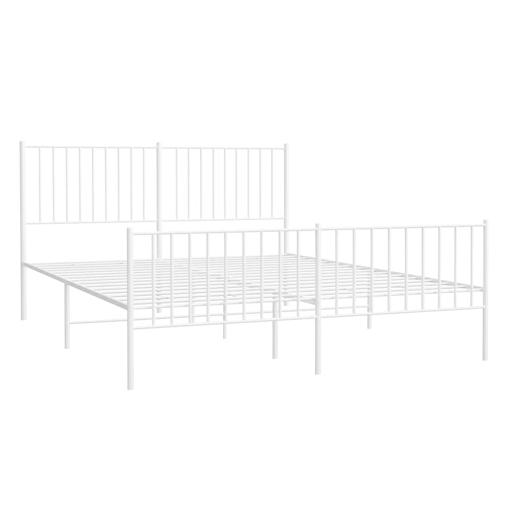 Bettgestell Metall Schwarz 75x190 cm