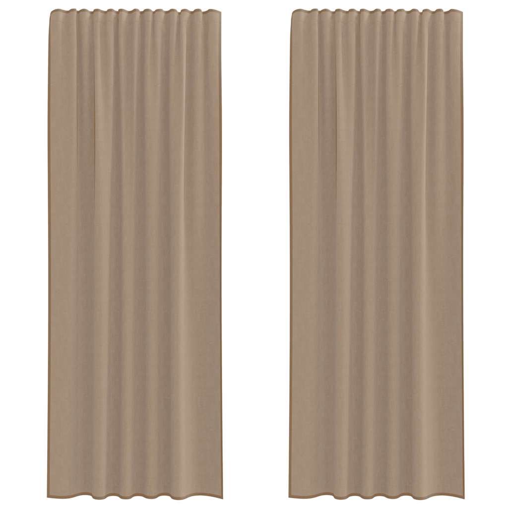 Voile Vorhänge mit Ösen 2 Stk. Apfelgrün 140x140 cm