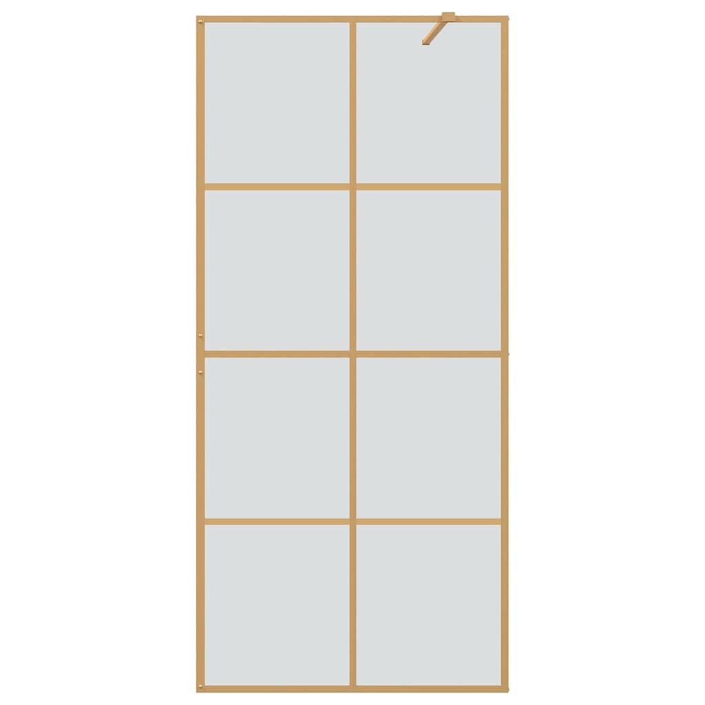 Duschwand für Begehbare Dusche mit Klarem ESG Glas 80x195 cm