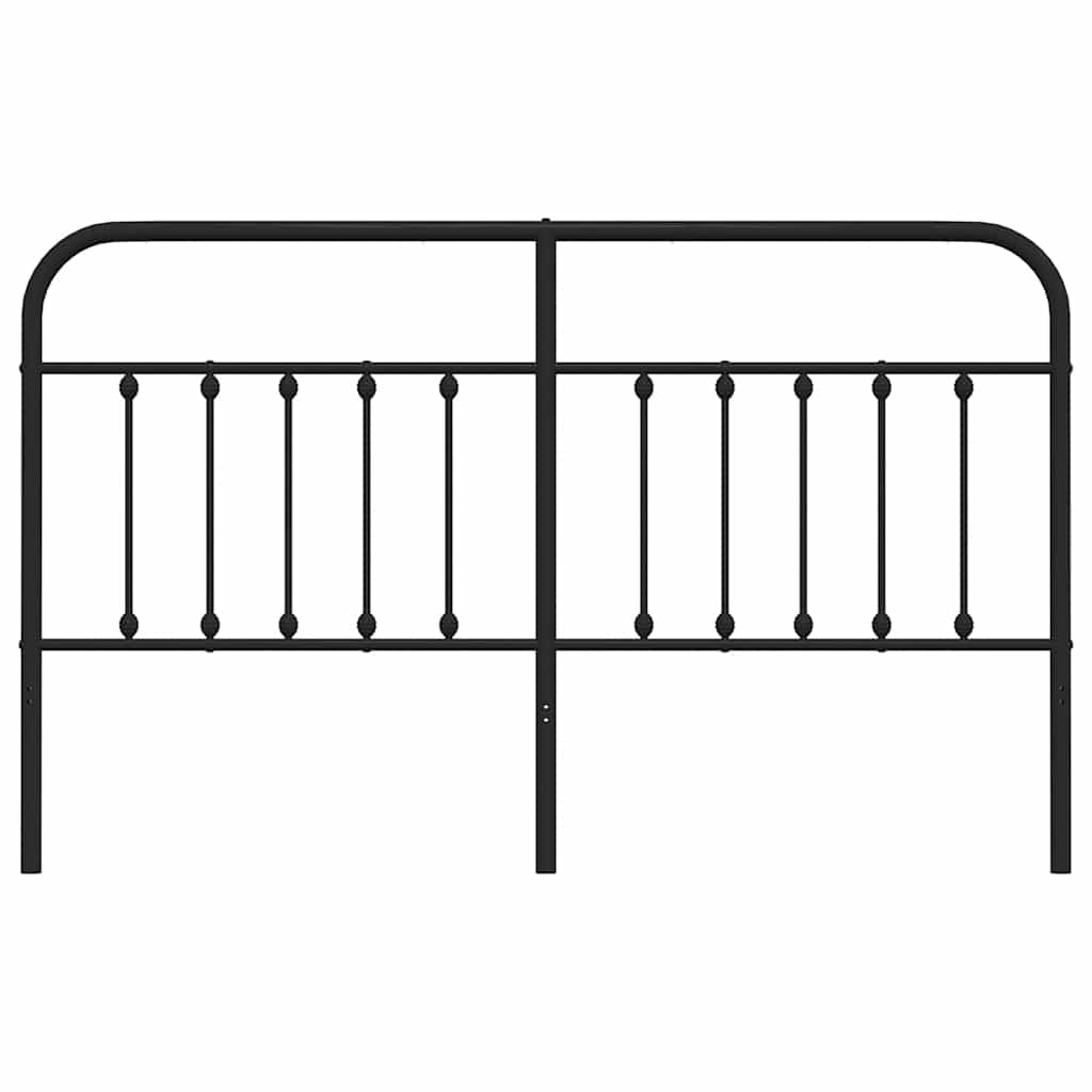 Ersatz-Kopfteil Metall Schwarz 75 cm