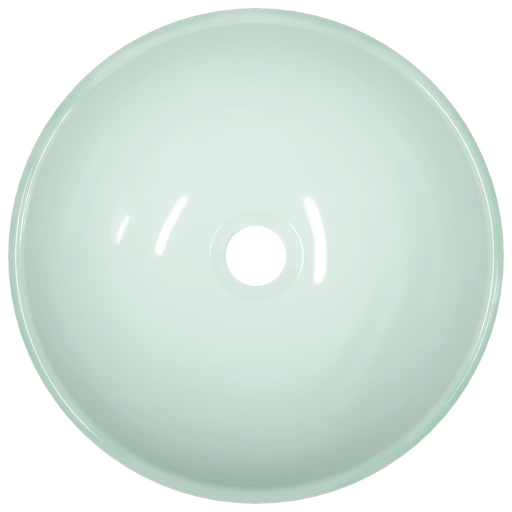 Waschbecken Hartglas 35x12 cm Transparent
