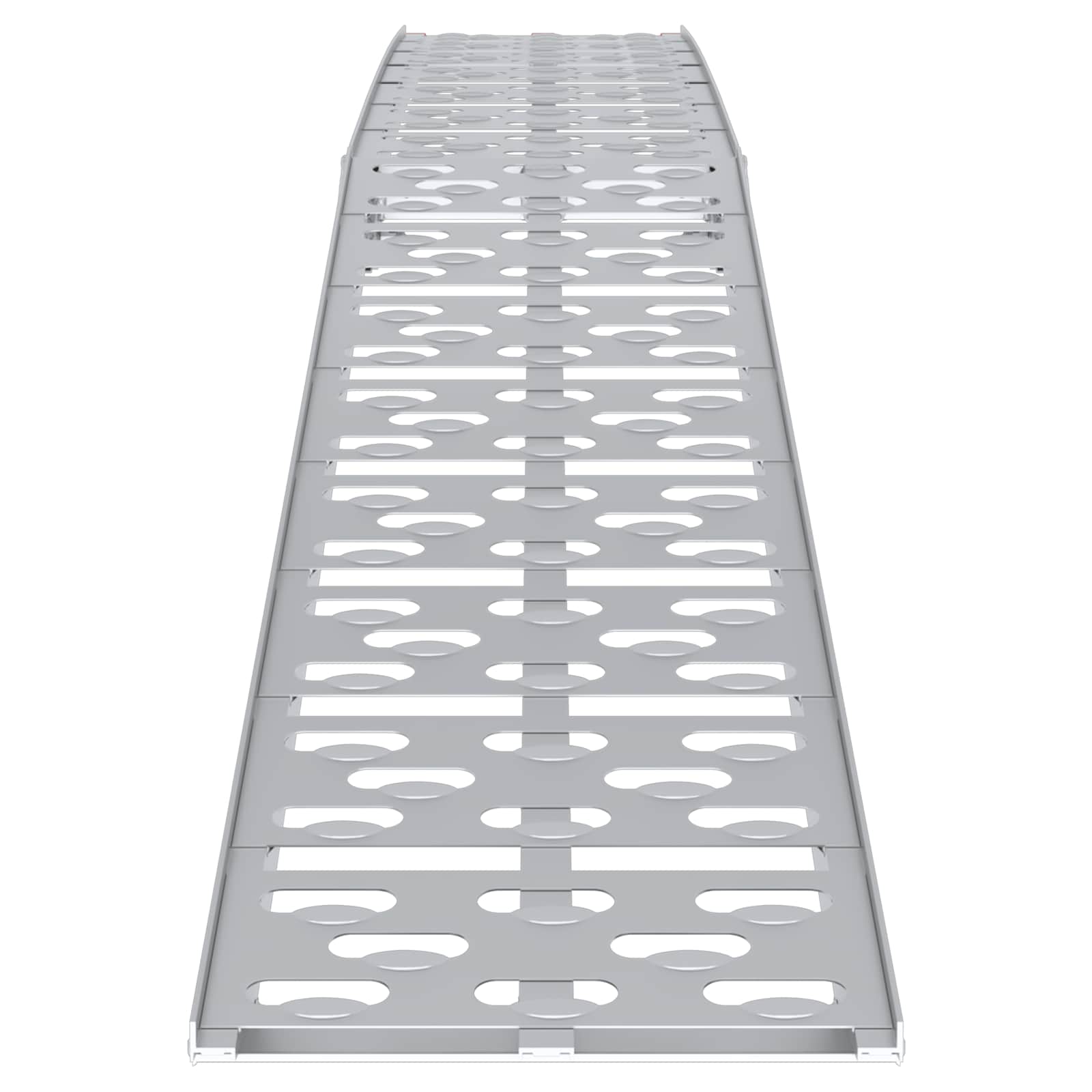 Zusammenklappbare Motorradrampe 340 kg pro Rampe 2 Stk. Silber