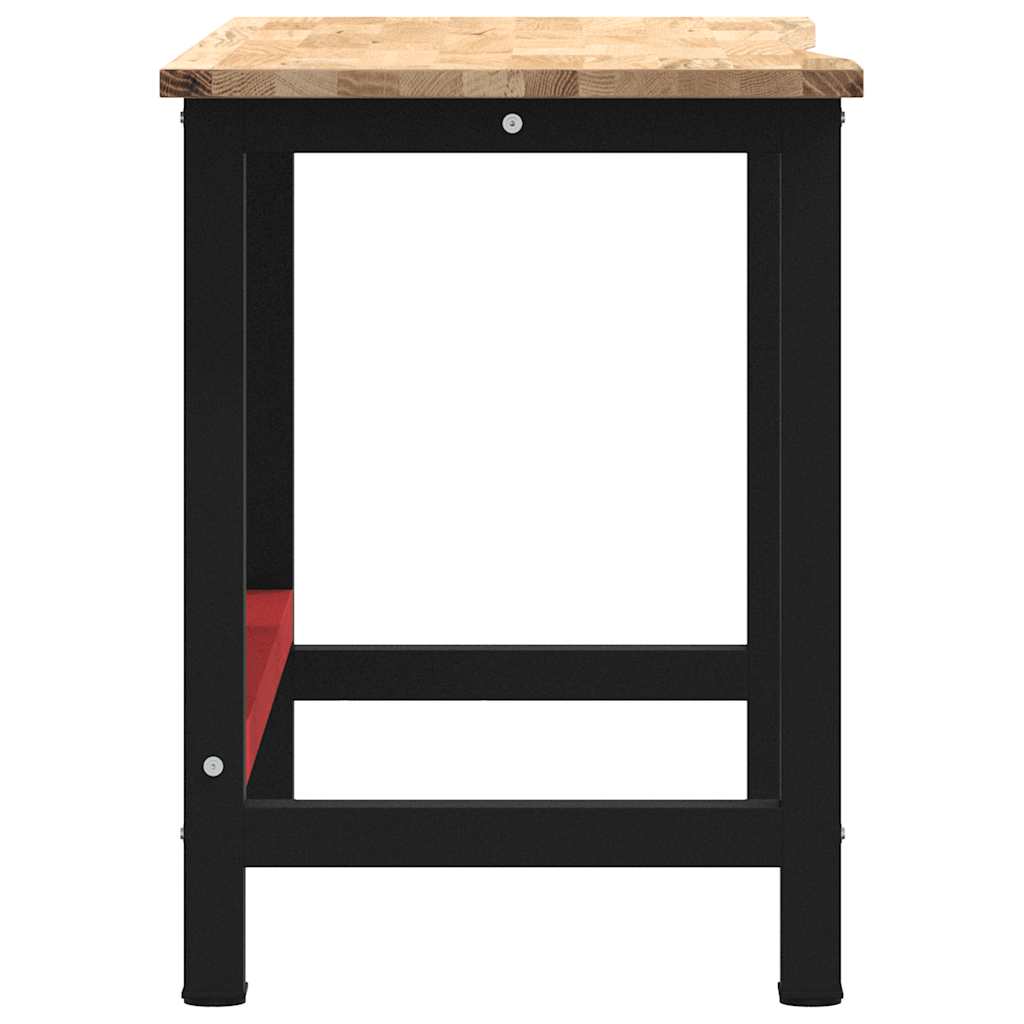 Werkbank 100x60x81,5 cm Massivholz Eiche