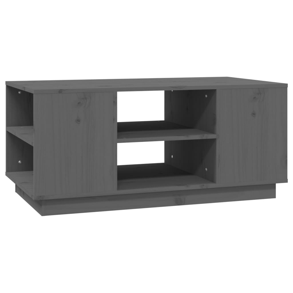 Couchtisch 90x49x40,5 cm Massivholz Kiefer