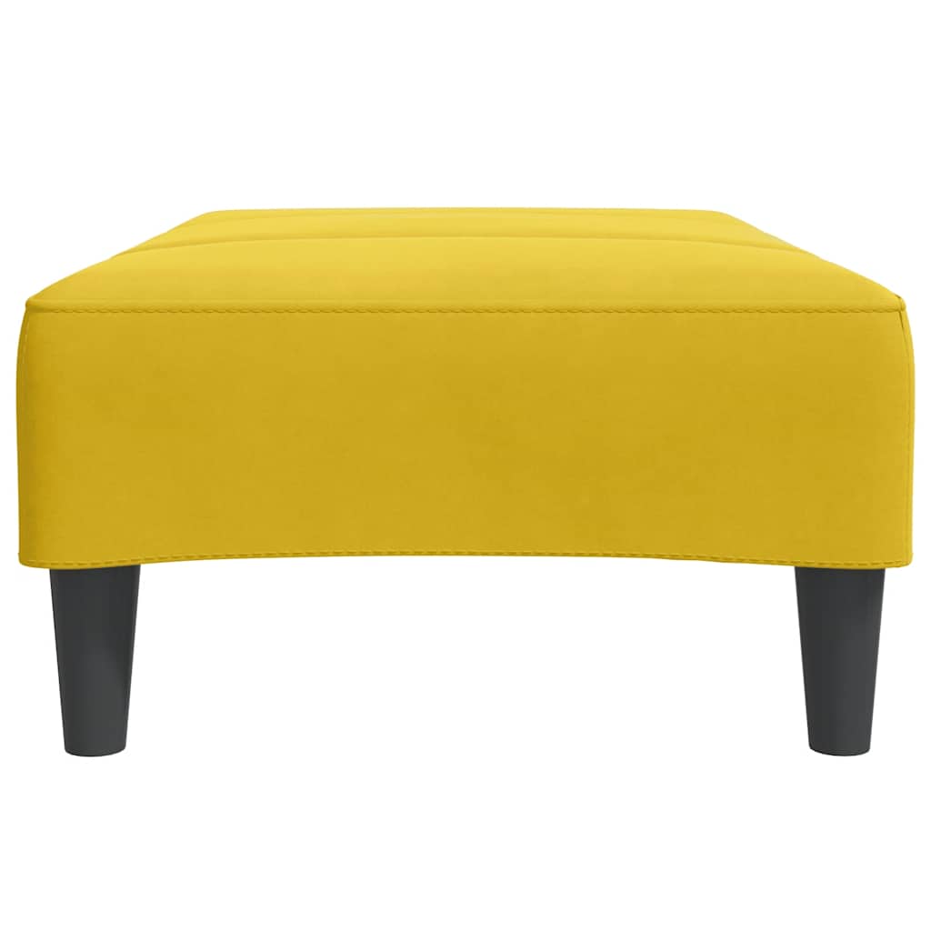 Fußhocker Blau 77x55x31 cm Samt