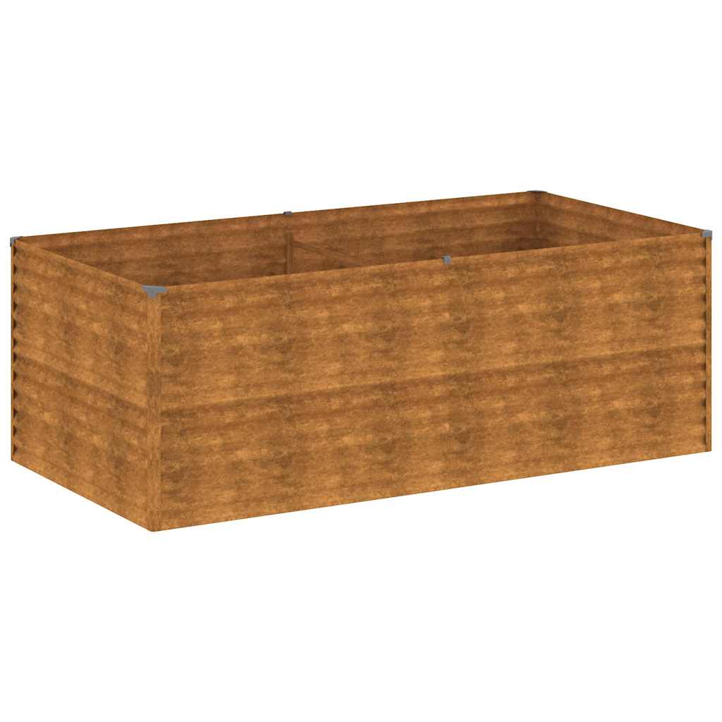 Garten-Hochbeet 100 x 50 x 36 cm Cortenstahl