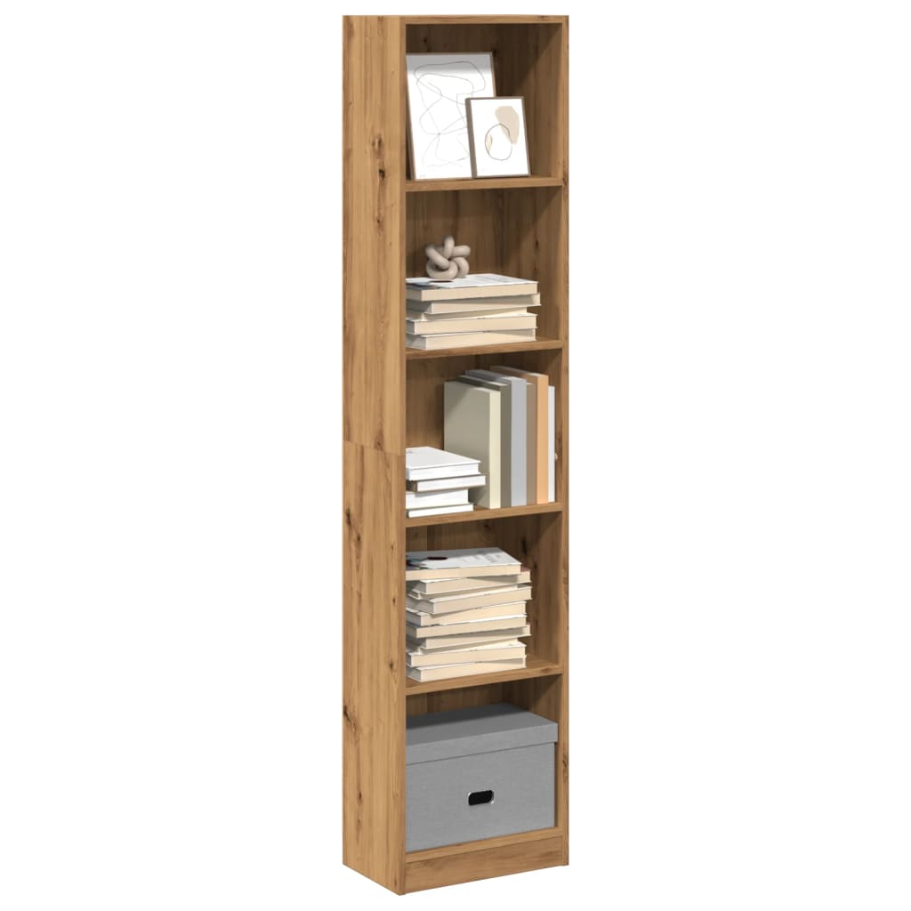 Bücherregal Weiß 40x24x75 cm Holzwerkstoff