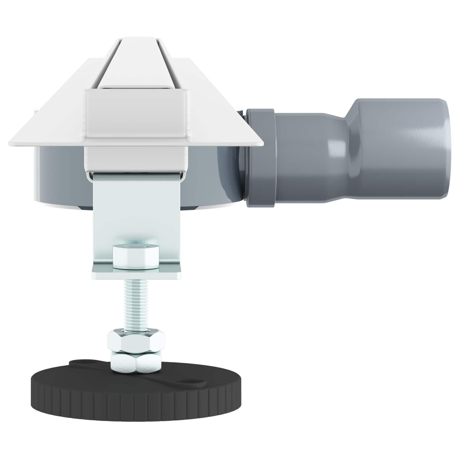 360° Duschablauf mit slim Modell Silber 50 cm Edelstahl 304
