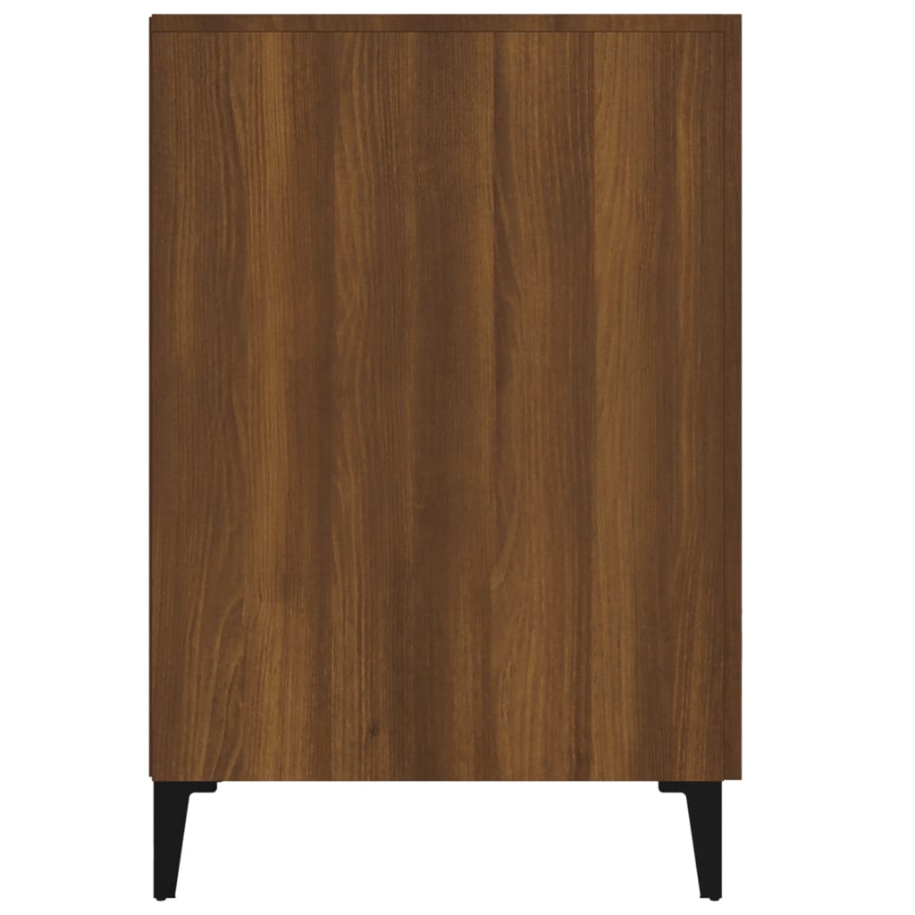 Schreibtisch mit Tür Altholz 140 x 50 x 75 cm Holzwerkstoff