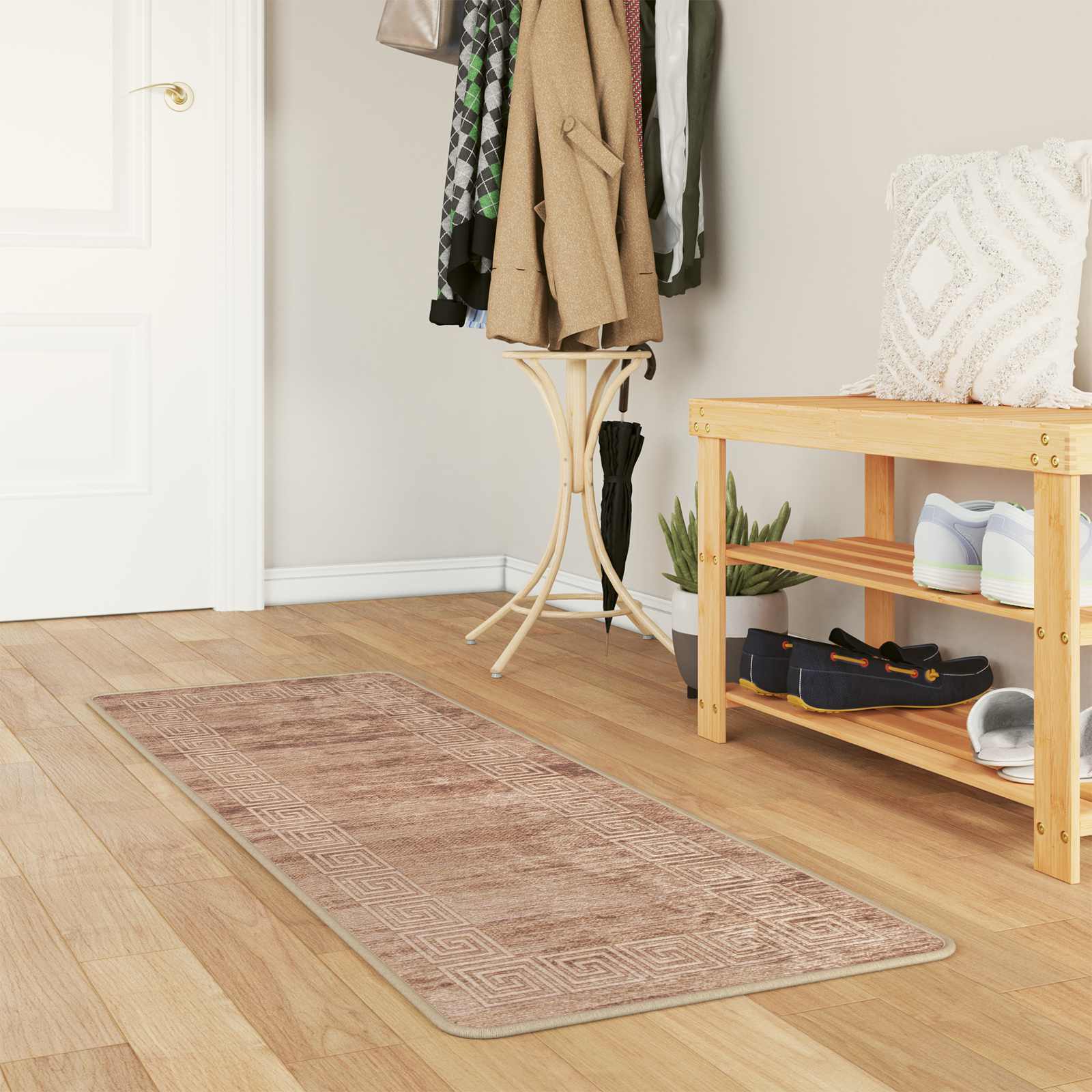 Teppich Waschbar Mehrfarbig 160x230 cm