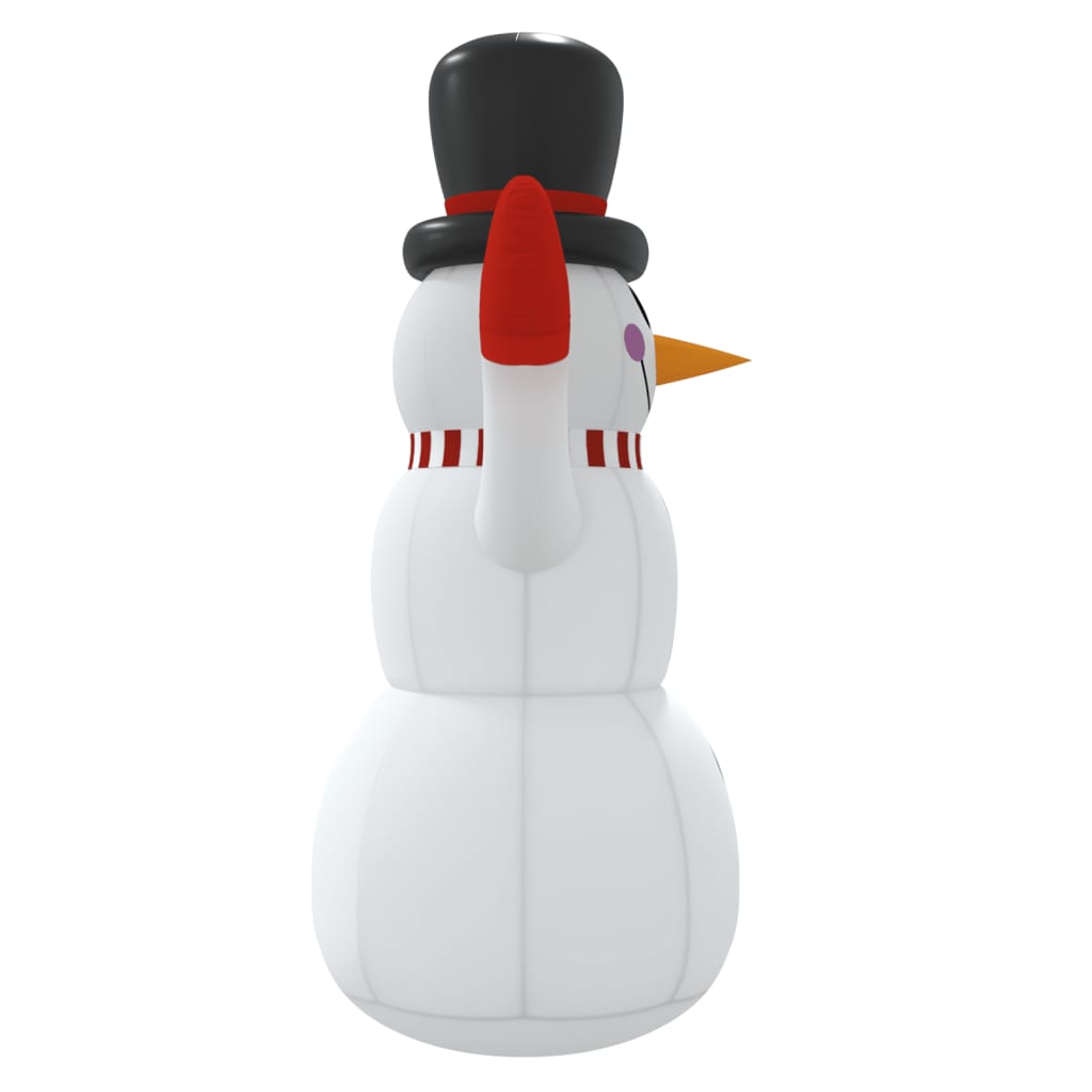 Aufblasbarer Schneemann mit LEDs 455 cm