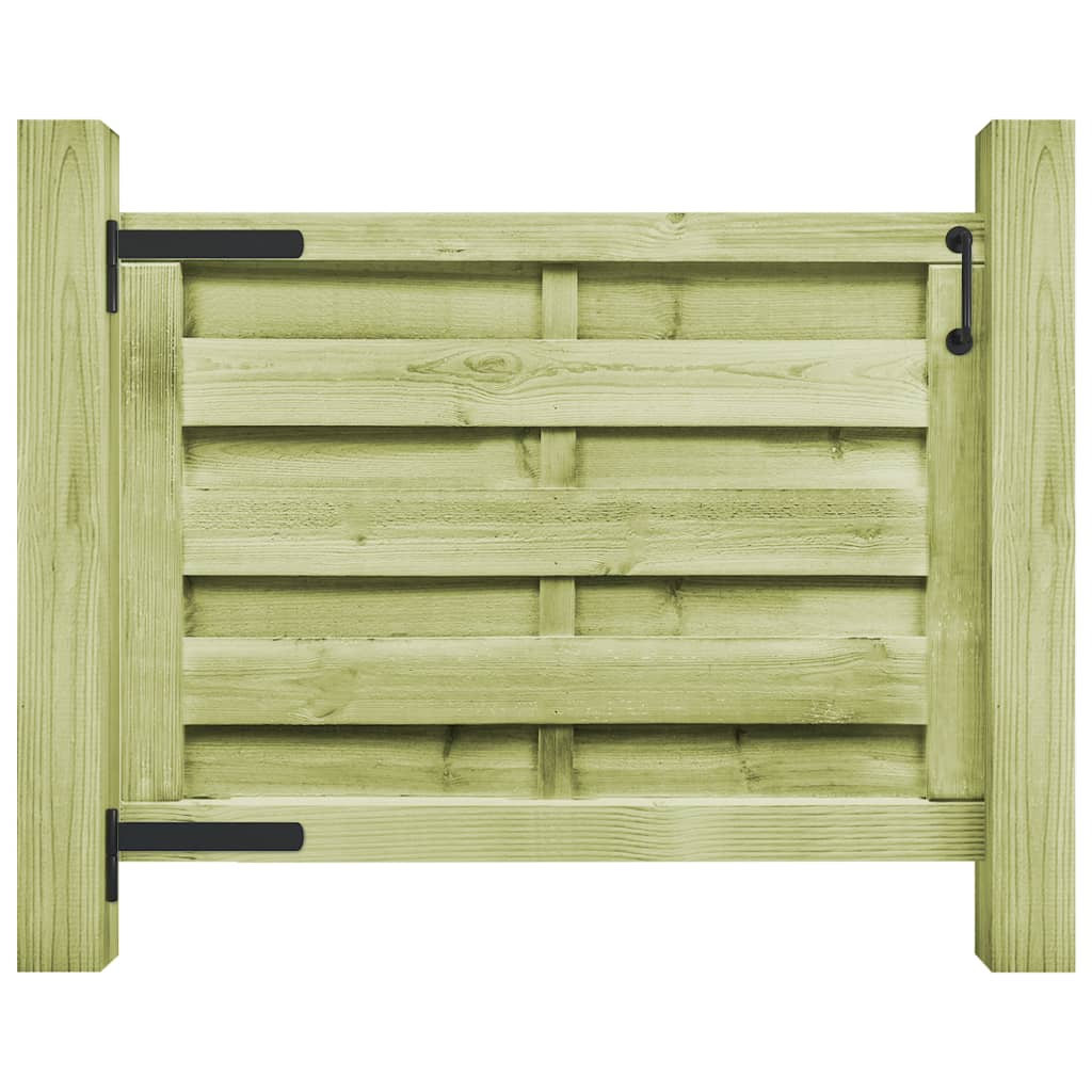 Gartentor Kiefernholz Imprägniert 100x75 cm Grün