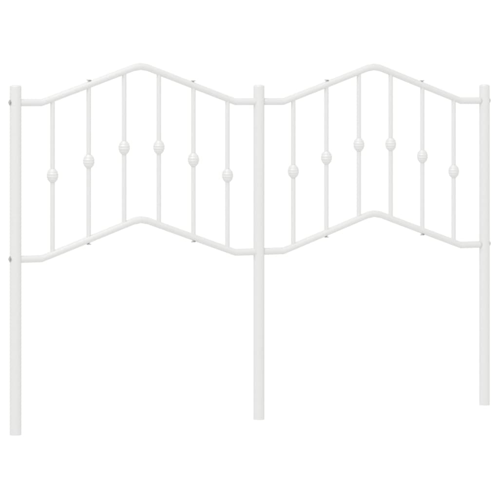 Ersatz-Kopfteil Metall Schwarz 90 cm