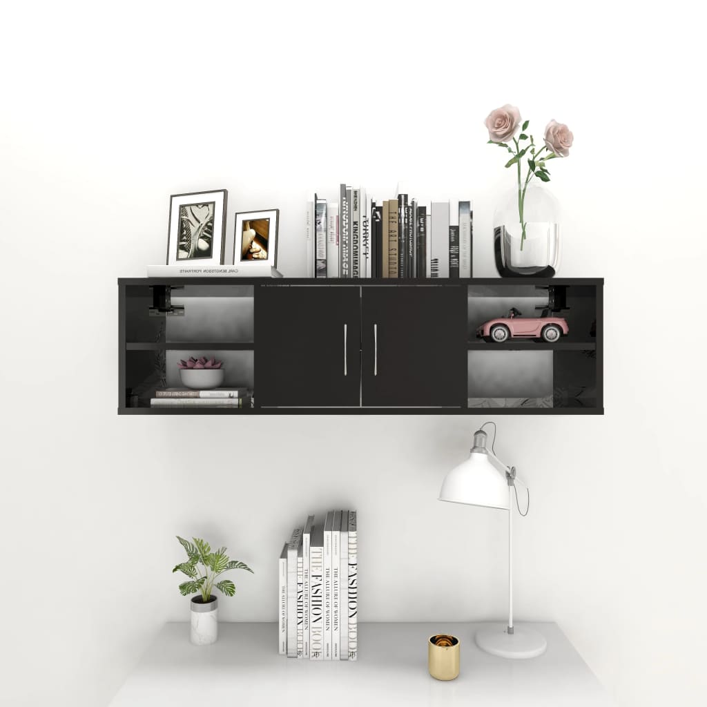 Wandregal Weiß 102x30x29 cm Holzwerkstoff