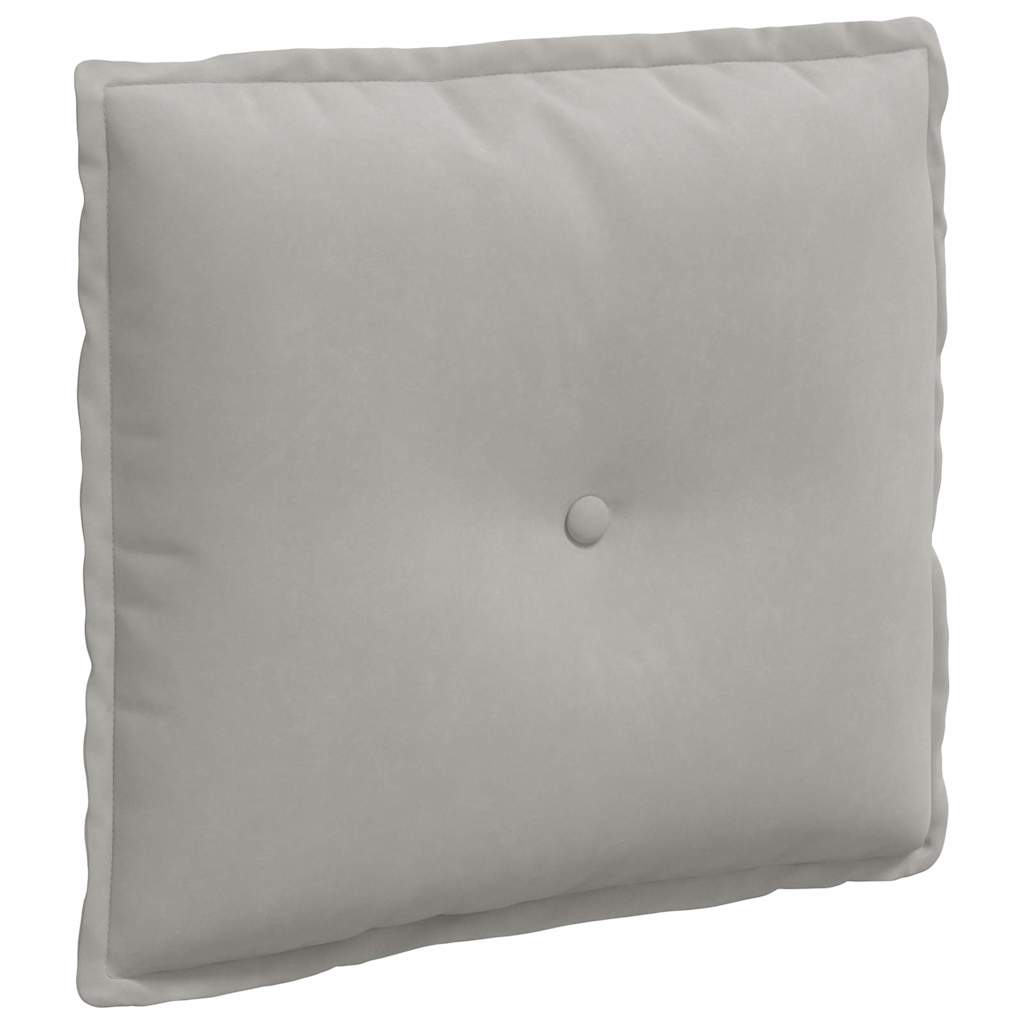 Rückenkissen Taupe 50 x 45 cm Mikrofaserstoff