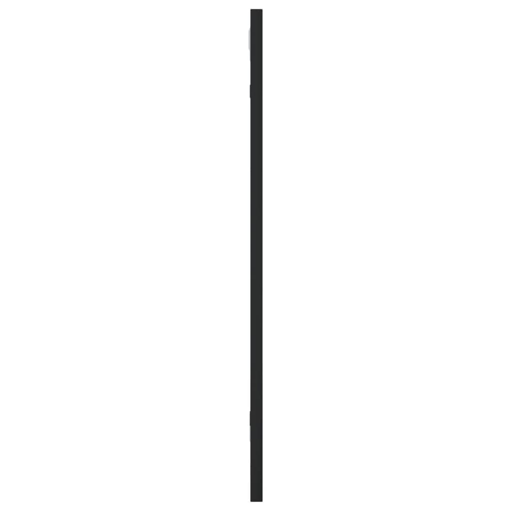Wandspiegel Schwarz 60x40 cm Metall