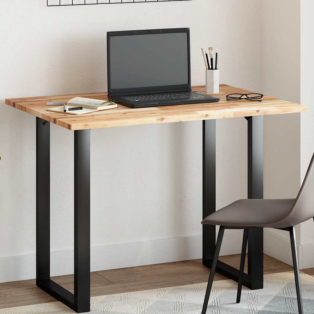 Tischplatte Rechteckig 60x50x2 cm Massivholz Akazie