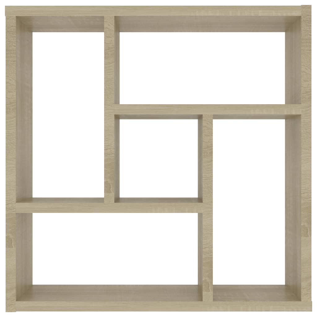 Wandregal Weiß 45,1x16x45,1 cm Holzwerkstoff