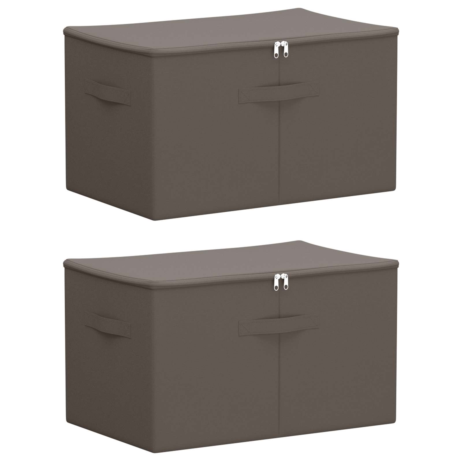 Aufbewahrungsbox Stoff 50x30x25 cm Anthrazit