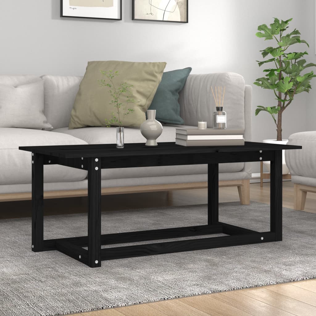 Couchtisch 110x55x45 cm Massivholz Kiefer