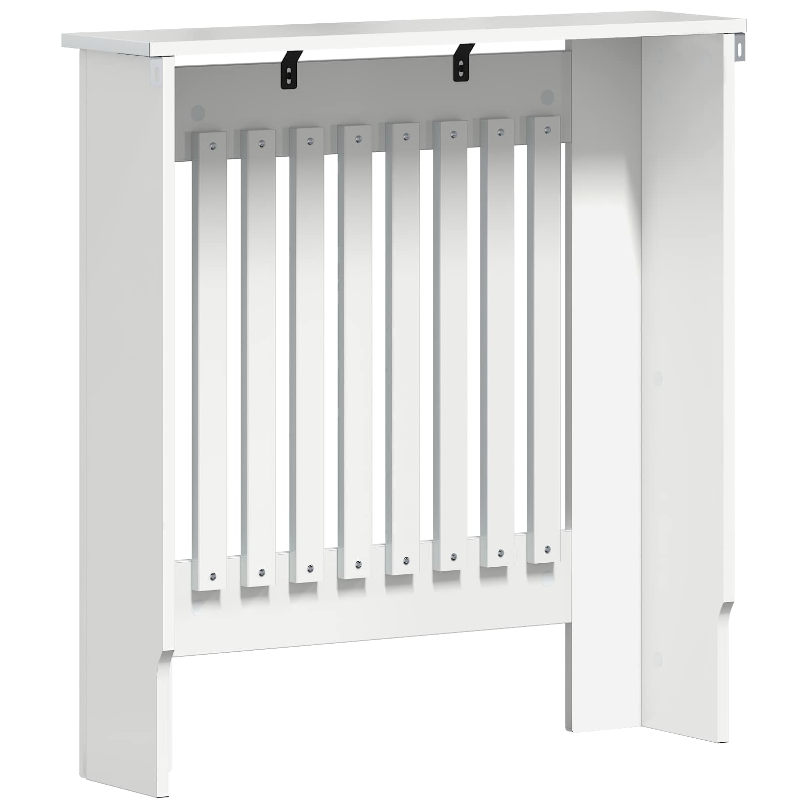 Holzwerkstoff Heizkörper-Abdeckung Heizkörperverkleidung 112 cm, weiß