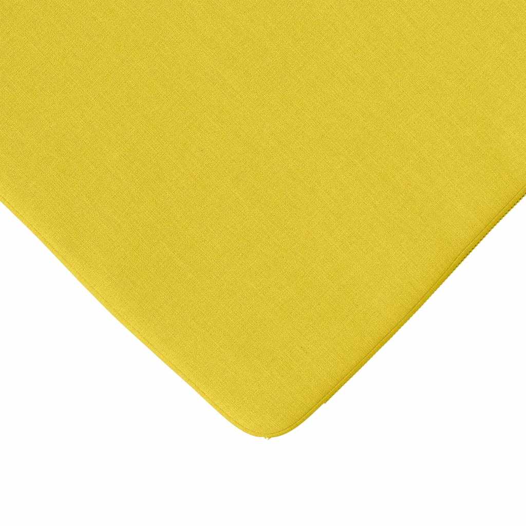 Sitzkissen 4 pcs Hellgrau 40 x 40 x 3 cm Stoff