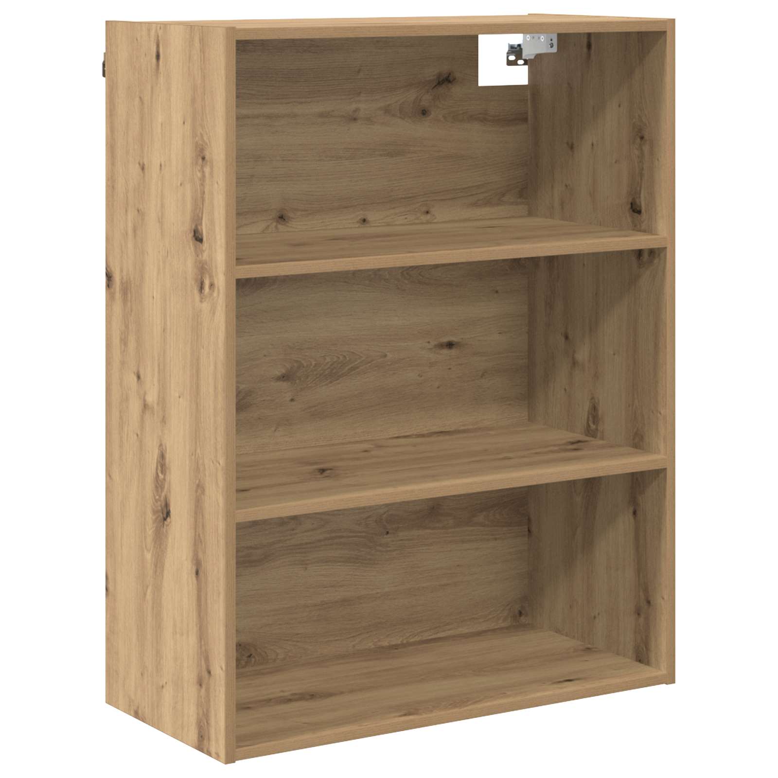 Highboard Hochglanz-Weiß 69,5x34x180 cm Holzwerkstoff