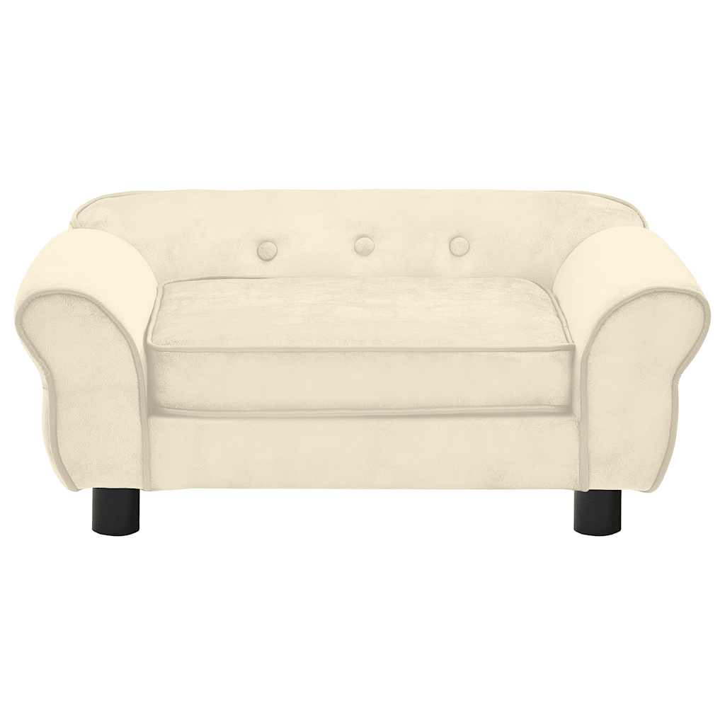 Hundesofa Dunkelgrau 72x45x30 cm Plüsch