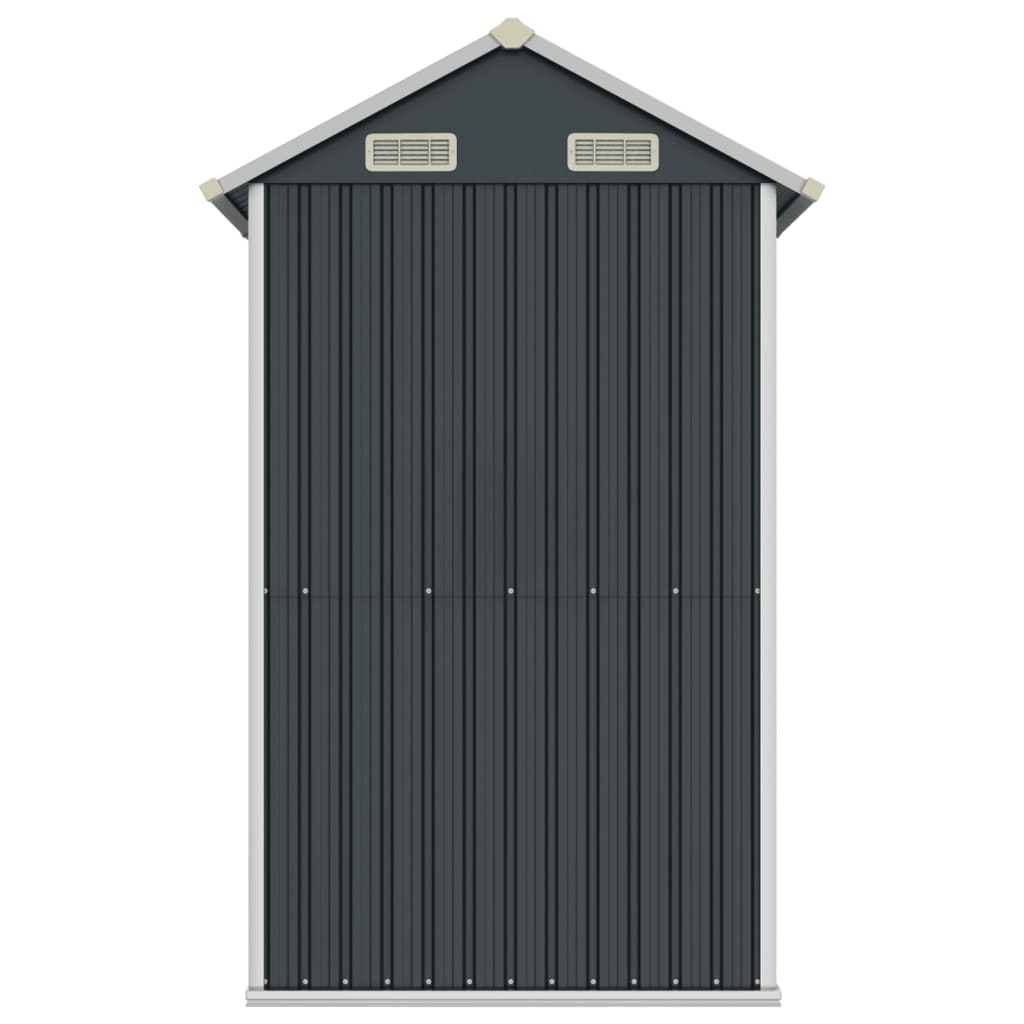 Gartenhaus Hellgrau 192x152,5x237 cm Verzinkter Stahl