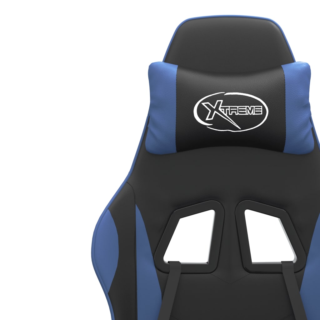 Gaming-Stuhl Schwarz und Golden Kunstleder