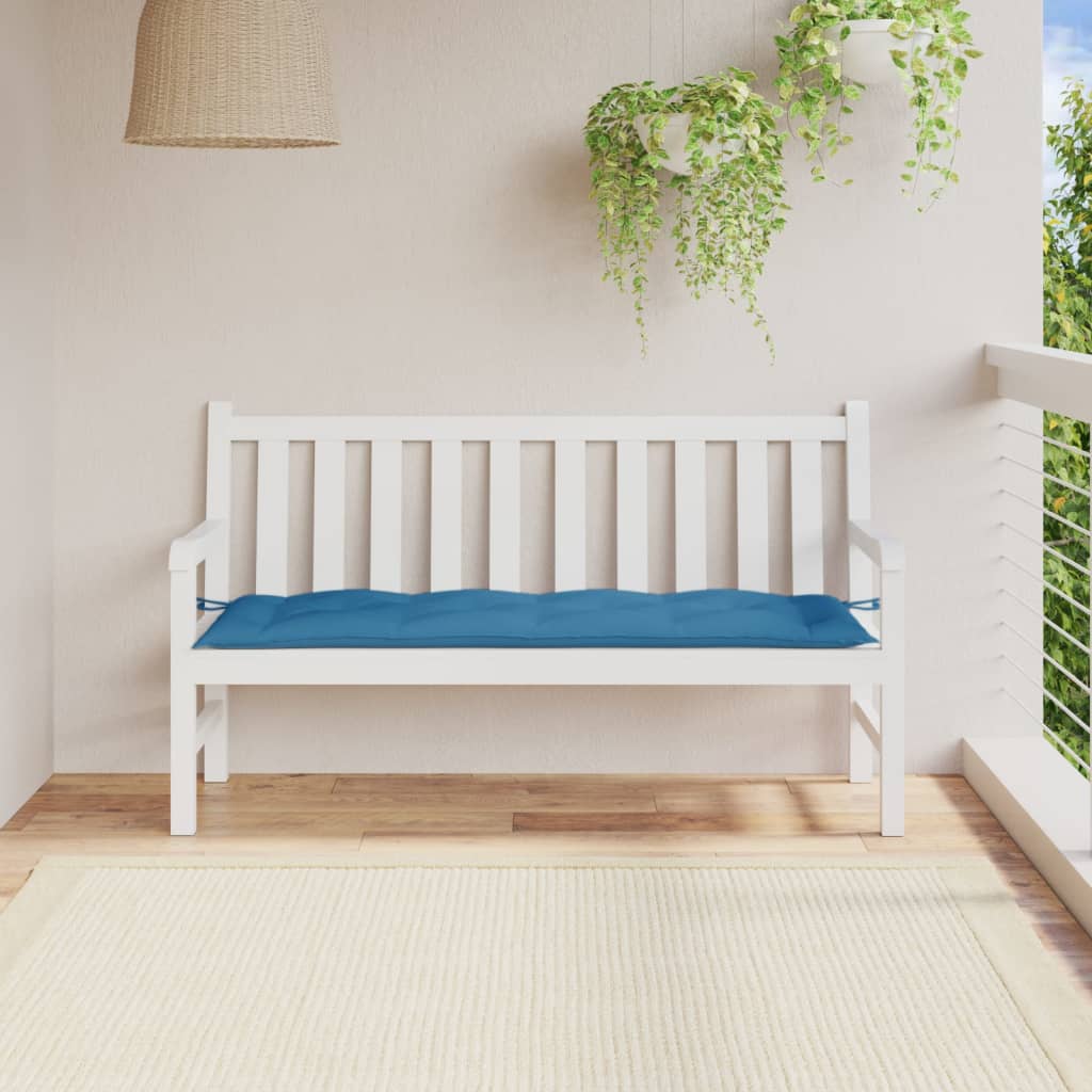 Gartenbank-Auflage Melange Anthrazit 100x50x7 cm Stoff