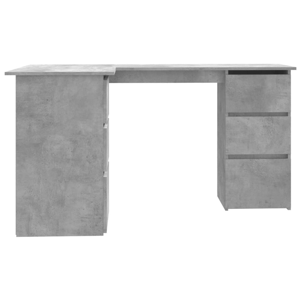 Eckschreibtisch Weiß 145x100x76 cm Holzwerkstoff