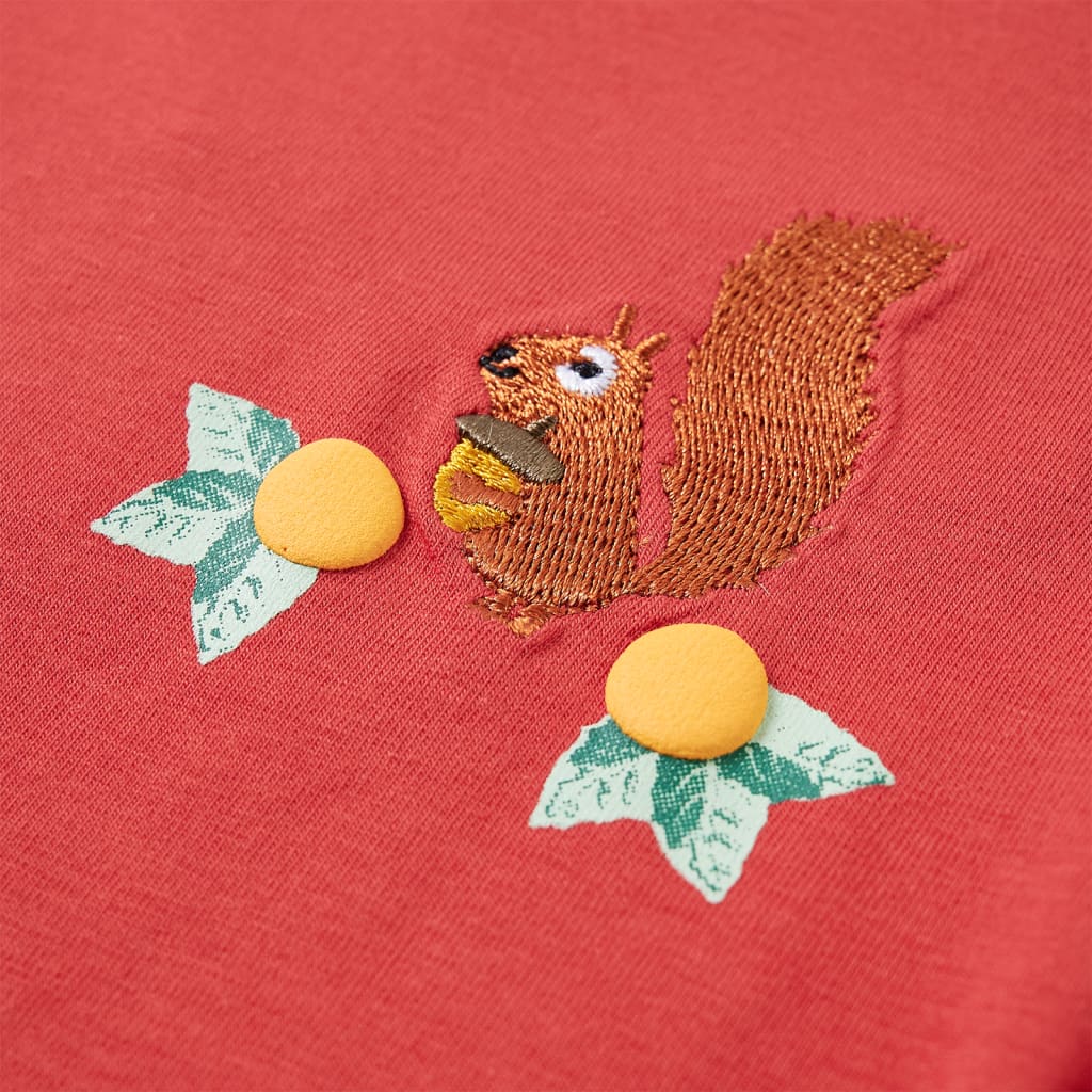 Kinder-Langarmshirt Hellrosa 104