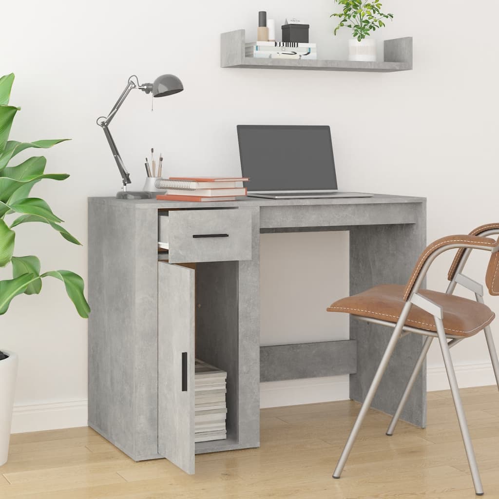 Schreibtisch Weiß 100x49x75 cm Holzwerkstoff