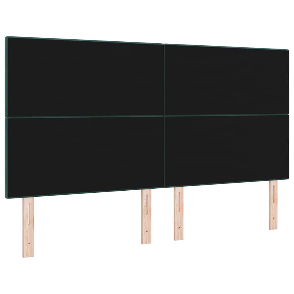 Kopfteil Hellgrau 80 cm Samt