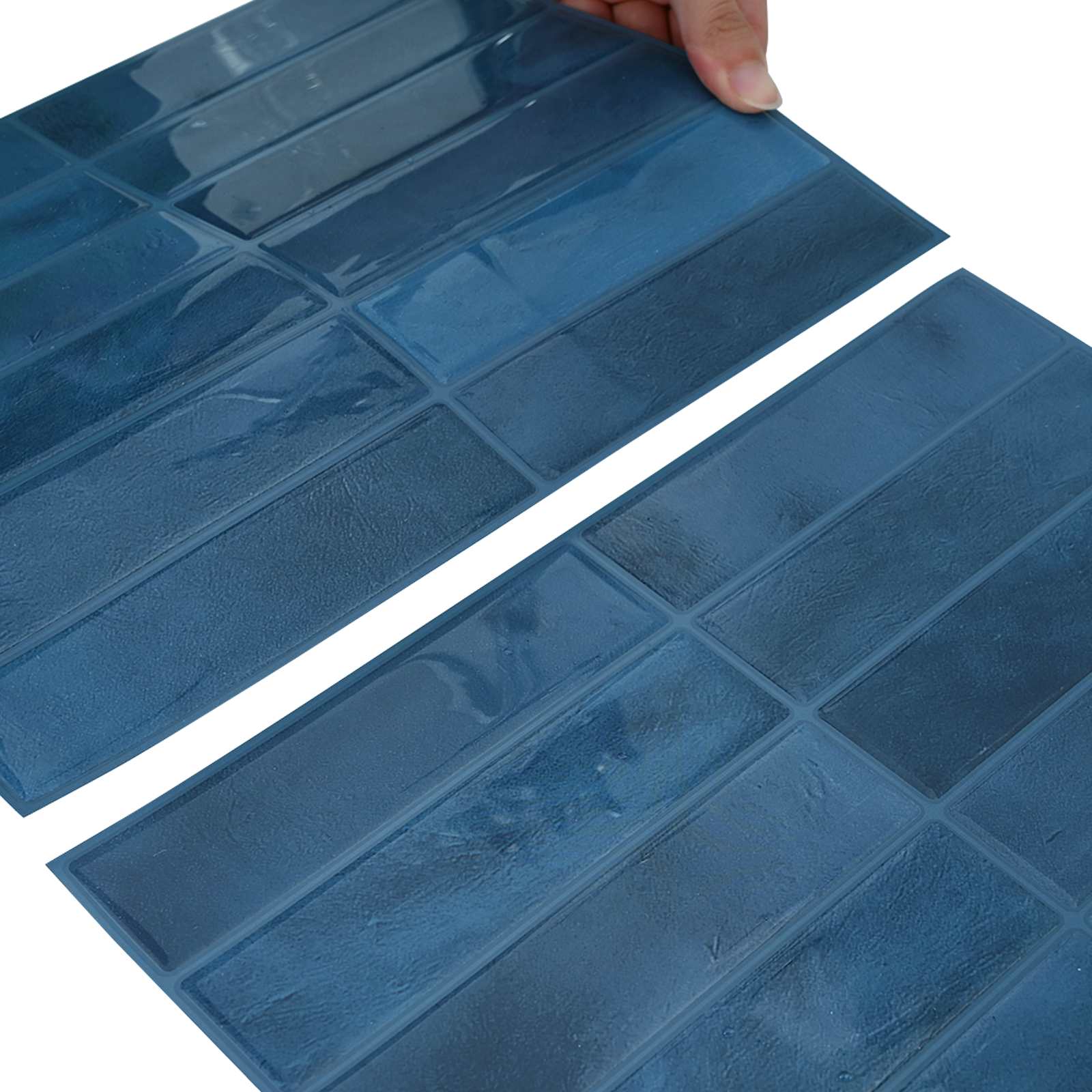 Rechteckige Fliese 10 pcs Dunkelgrün 29 x 23 x 0,08 cm