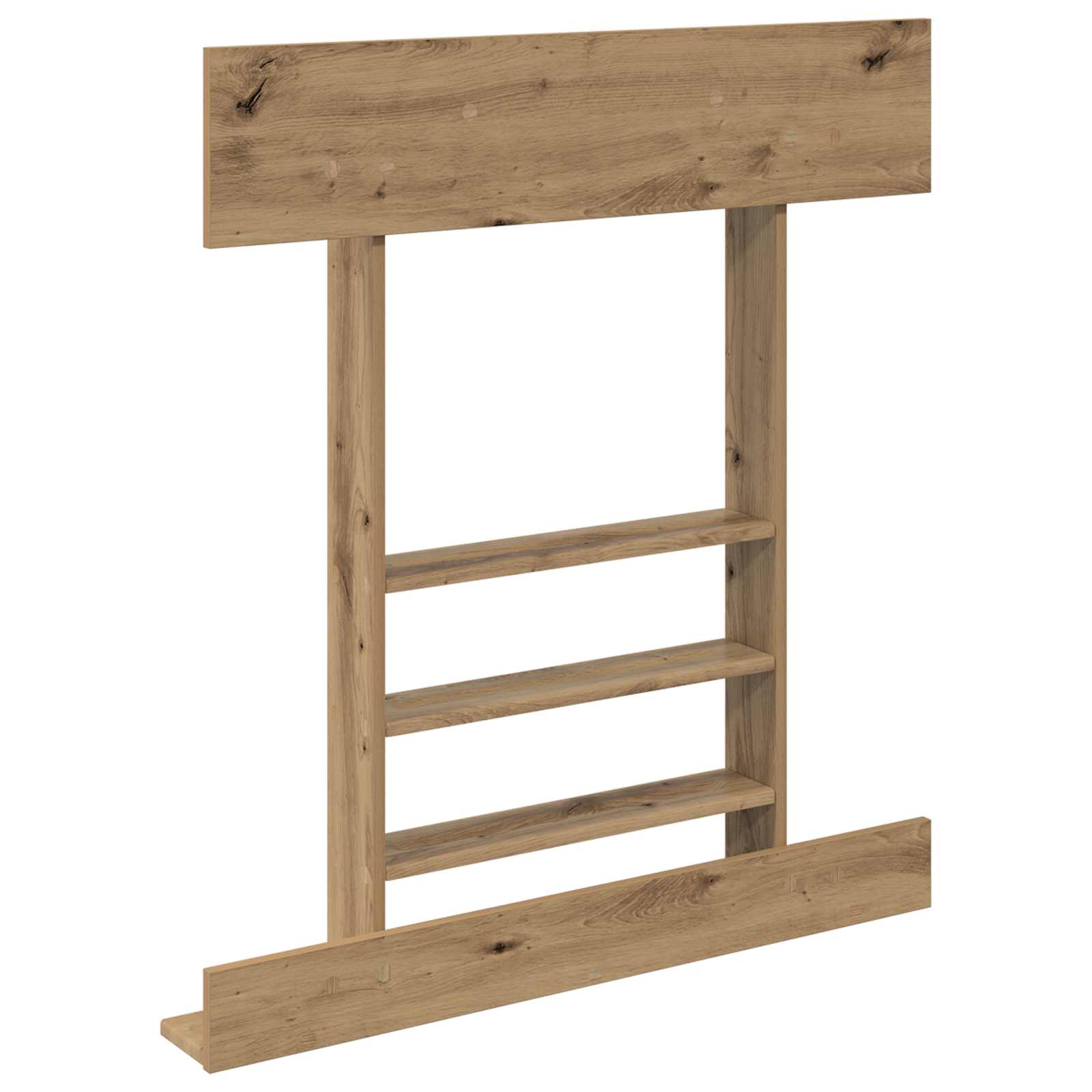 Billardqueue-Ständer Holzwerkstoff 93 x 12 x 103 cm Weiß