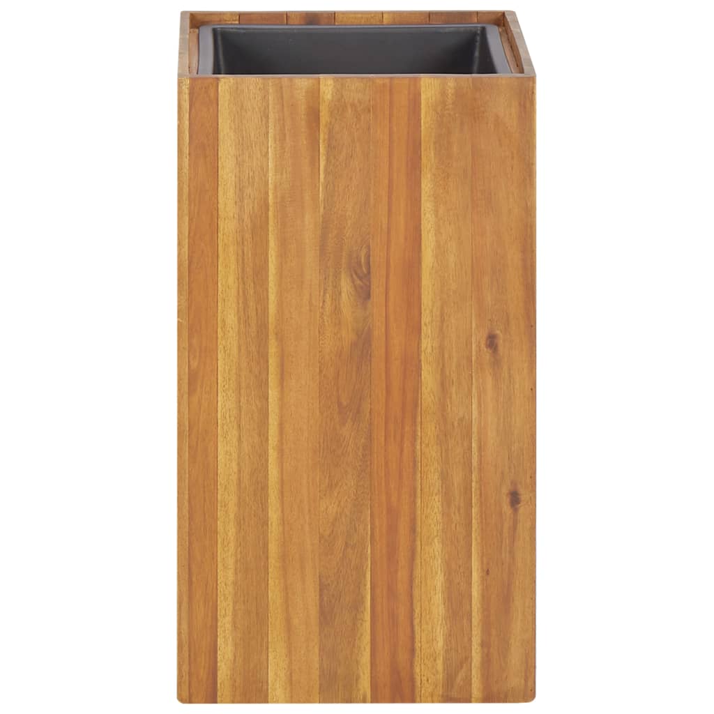 Garten-Hochbeet 24,5x24,5x25 cm Massivholz Akazie