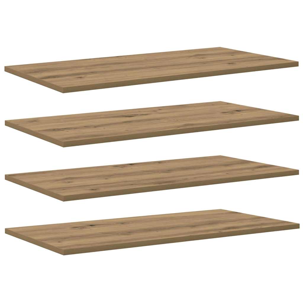 Bücherregal-Bretter 4 Stk. Weiß 40x10x1,5 cm Holzwerkstoff