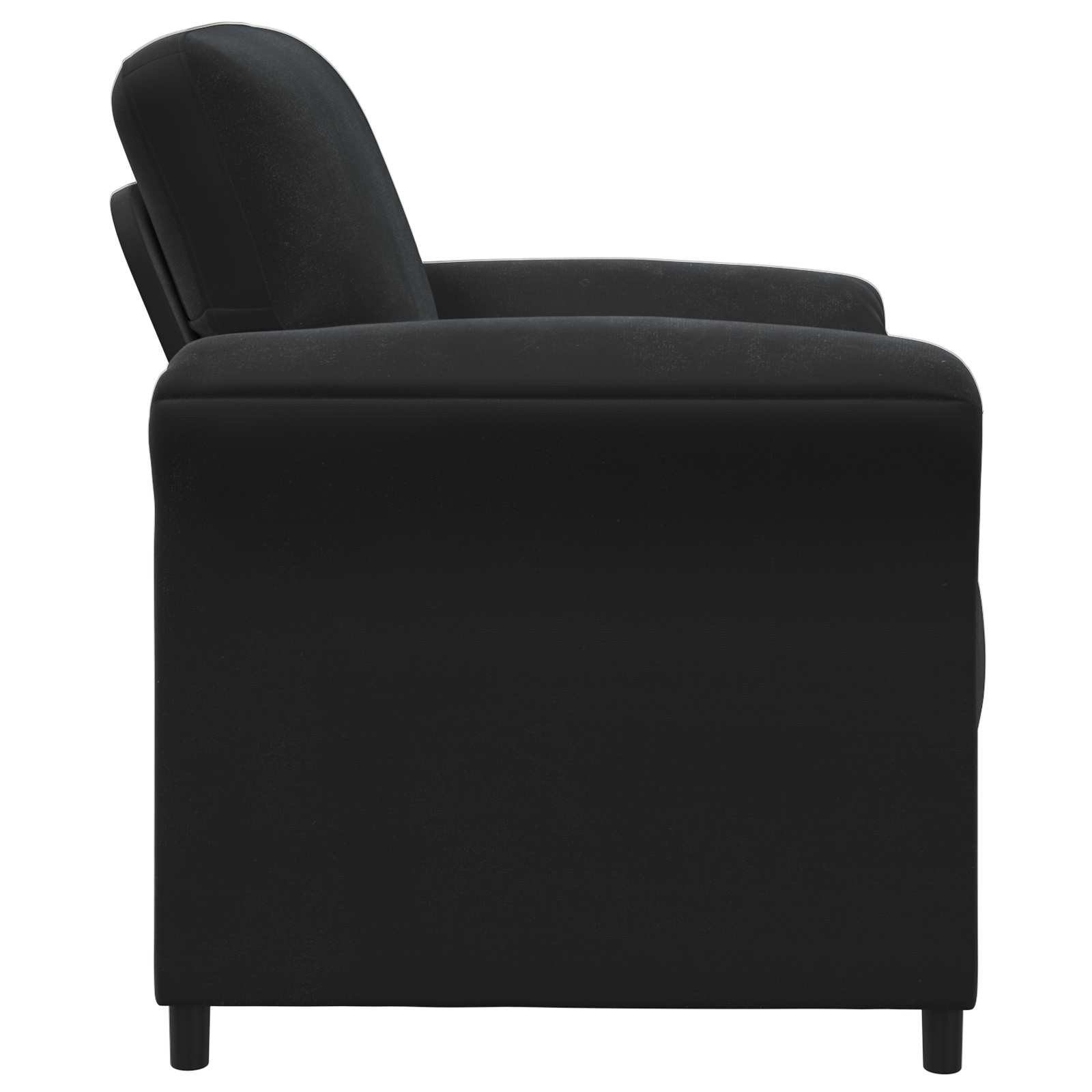 1-Sitzer Sofa Hellgrau 88 x 83 x 95 cm Samt