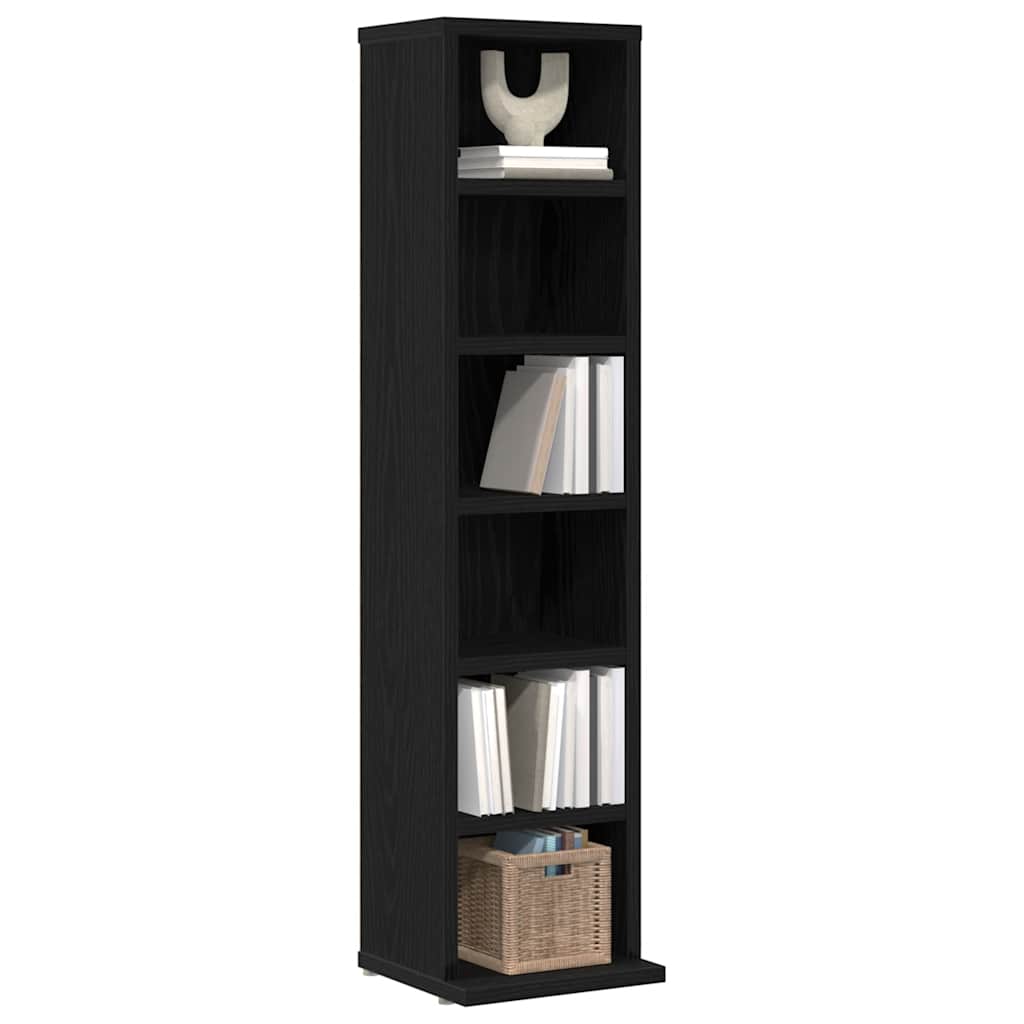 CD-Schrank Weiß 21x20x88 cm Holzwerkstoff