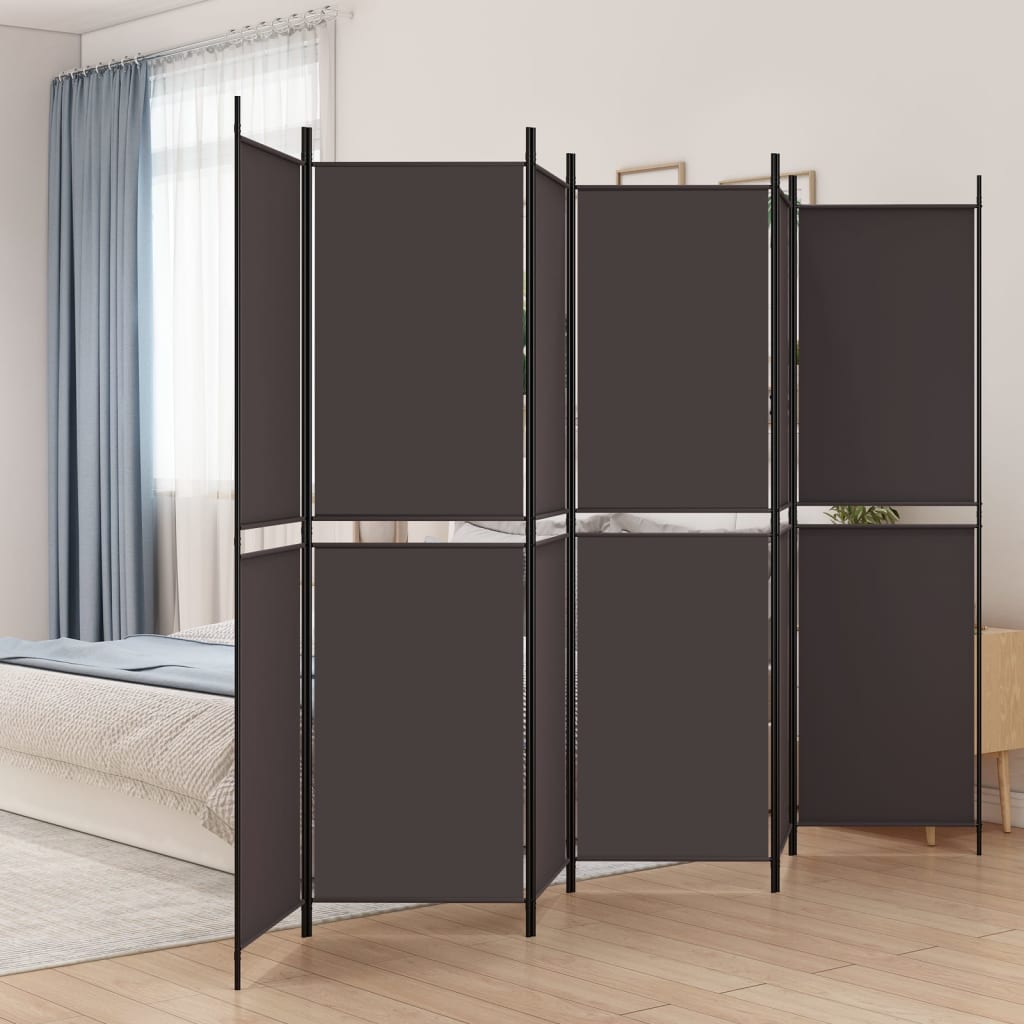 3-teiliger Raumteiler Beige 150 x 180 cm Stoff