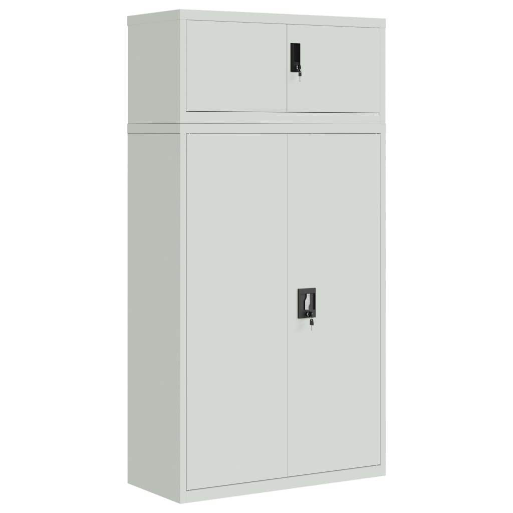 Aktenschrank Weiß 90x40x110 cm Stahl