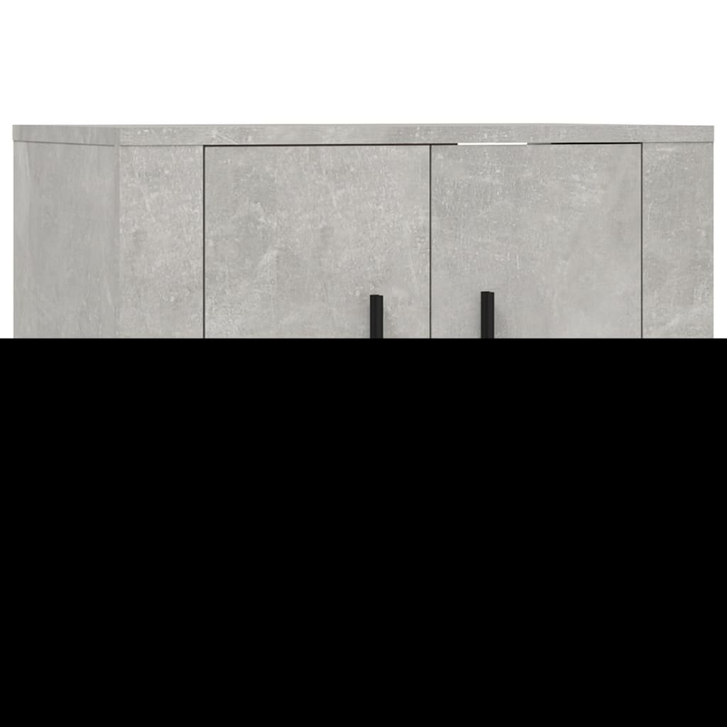 2-tlg. TV-Schrank-Set Weiß Holzwerkstoff