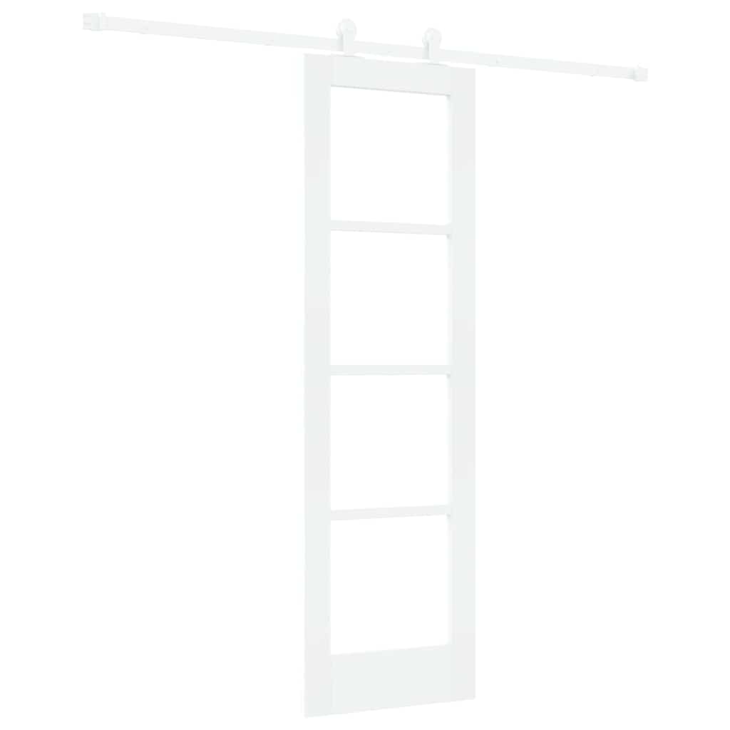 Schiebetür ORKDAL Natürlich und Schwarz 61 x 198,5 cm